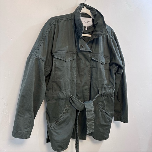 ATHLET Derek Lam 10C Greenwich Jacket Size Small Jasper Green Coat New - Picture 7 of 9